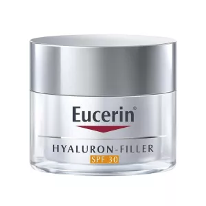La Crème de jour FPS30 Eucerin Hyaluron-Filler réduit visiblement les rides et offre une hydratation intense avec une protection solaire. Achetez maintenant sur vitamister.ch pour une peau plus lisse et éclatante.