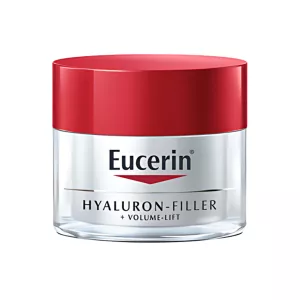 La Crème de jour Eucerin Hyaluron-Filler + Volume-Lift pour peau sèche réduit visiblement les rides, lifte les contours du visage et hydrate intensément. Achetez maintenant sur vitamister.ch pour un teint jeune et éclatant.