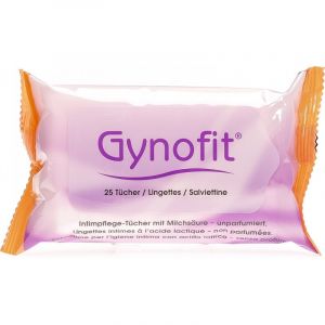 Gynofit Lingettes Intime Non Parfumées (25 pièces)