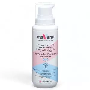 Mavena Hydro Shower Gel 200ml bottle - Gentle cleansing for very dry and sensitive skin. Buy now at vitamister in Switzerland.