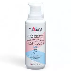 Mavena Hydro Shampoo, 200ml bottle, gentle cleansing for dry and itchy scalps, available at vitamister in Switzerland