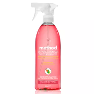 Method Allzweckreiniger 828ml Flasche - Umweltfreundliche Reinigungslösung mit Pink Grapefruit-Duft erhältlich bei vitamister in der Schweiz
