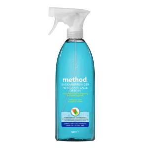 Refreshing eucalyptus mint scented bathroom cleaner spray for a sparkling clean and invigorating bathroom experience.