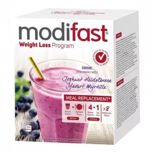 modifast Programme de perte de poids boisson yogourt myrtille (8x55g)
