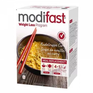 modifast Weight Loss Programm Nudelsuppe Curry (4x55g)