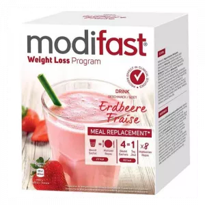 modifast Weight Loss Programm Drink Erdbeere (8x55g)