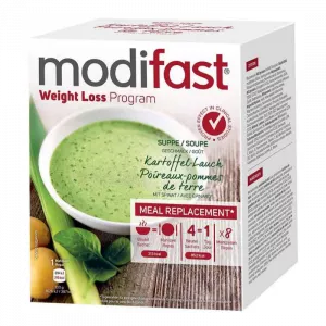 modifast Weight Loss Programm Suppe Kartoffel Lauch (8x55g)