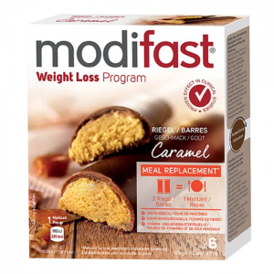 modifast Weight Loss Programm Riegel Caramel (6x31g)