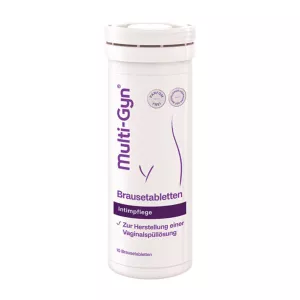 Comprimés effervescents Multi-Gyn, disponibles chez Vitamister pour la santé vaginale.