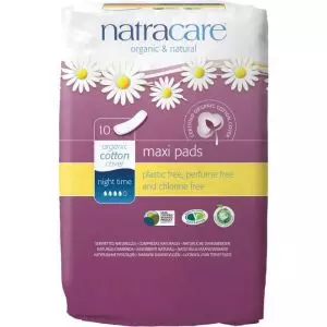 Natracare - Sanitary napkins night (10 pcs)