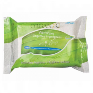 Organyc Intimate Wet Wipes (20 pieces)