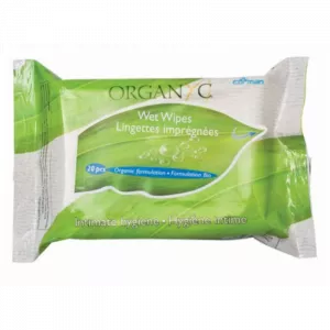 Organyc Intimate Wet Wipes (20 pieces)