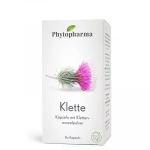 Phytopharma Klette Kapseln 350mg (80 Stk)