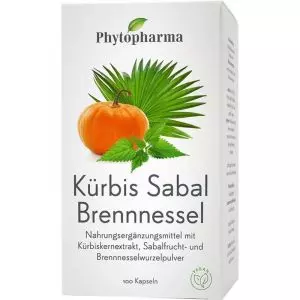 Phytopharma Kürbis Sabal Brennnessel Kapseln (100 Stk)