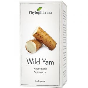 Phytopharma Wild Yam capsules 400mg (80 pièces)