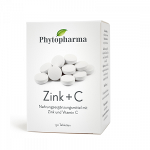 Phytopharma Des comprimés zinc + C (150 pièces)