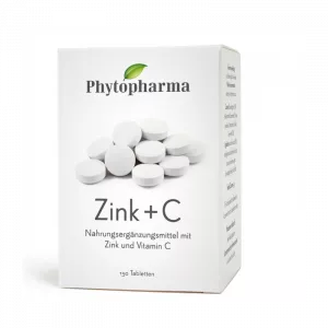 Phytopharma Des comprimés zinc + C (150 pièces)