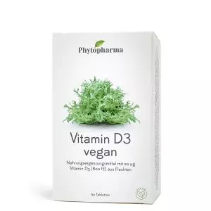 Phytopharma Vitamin D3 Vegan Tabletten (60 Stück)