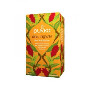Pukka Trois thés au gingembre biologique (20 sachets)