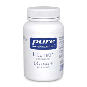 Pure Encapsulations L-Carnitine bottle, available in Switzerland at vitamister.