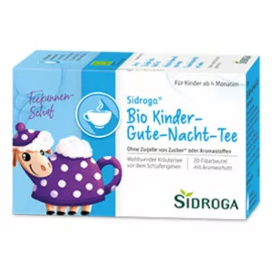 Sidroga Bio-Kinder-Gute-Nacht-Tee
Children's Good Night Tea (20 bags)
Infusion bonne nuit pour enfants