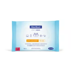 Lingettes désinfectantes Sterillium - nettoyage efficace 2 en 1 pour les surfaces et les mains