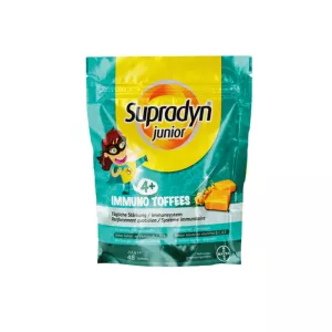 Supradyn Junior Toffees mit Sanddorn & Vitaminen für die Gesundheit und Immunität von Kindern, zuckerfrei, 48Stk.