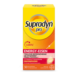 Supradyn Energy Iron Effervescent Tablets 30x