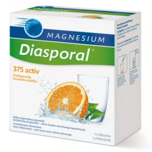 Magnesium Diasporal Magnesium Activ Trinkgranulat Orange (20 Sachets)