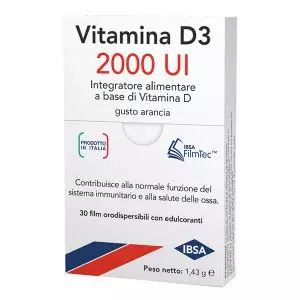 IBSA Vitamin D3 2000 IU Melting Films 30x