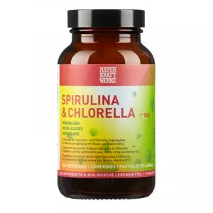 NaturKraftWerke Spirulina & Chlorella Tablets (250 Count)